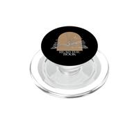 Bookworm Read The Book Boho Arch Line Art Illustration PopSockets PopGrip pour MagSafe