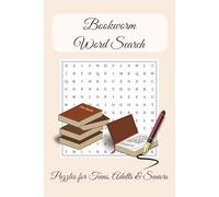 Bookworm Word Search: Word Searches with Easy to Read Print about Books, Reading and More | 6 x 9 inches, 110 pages | 50+ Puzzles... Gift for Vacations, Holidays and Relaxation