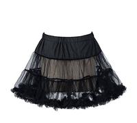 Boolavard 18Inch 50s Retro Underskirt Cotillon Tutu, Noir, L-XL