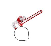 Boolavard Halloween Cheveux Cerceau Horreur sang fausse hache scies Couteau Gothique Bandeau Accessoire Décor (Wrench)