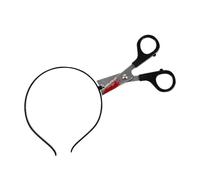 Boolavard Halloween Cheveux Cerceau Horreur sang fausse hache scies Couteau Gothique Bandeau Accessoire Décor (Ciseaux)