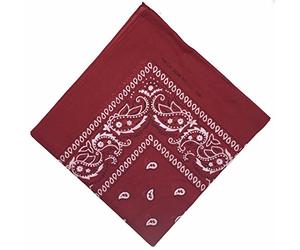 Boolavard® Lot de 1, 6 ou 12 Bandanas 100% coton, motif Paisley, couleur au choix - - One Size