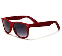 Boolavard Lunettes de Soleil pour Hommes et Femmes - Lunettes de Soleil Tendance - Protection UV400 - Légères (Rouge)