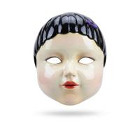 Boolavard Masque de Cosplay pour Jeu de Rôle, Masques Premium Noir Mat & Or pour Halloween, Carnaval & Soirée Déguisée, Sangle Confortable, Style Boss, Servant, Poupée 123 ou VIP Or, Taille Adulte
