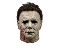 Boolavard Masque de Michael Myers - Masque d'horreur effrayant pour cosplay Halloween avec cheveux - Masque intégral en latex (style tueur de film d'horreur/slasher) pour adultes et adolescents
