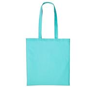 Boolavard Sac fourre-tout en coton, sacs en tissu d'épicerie réutilisables et légers, adaptés au bricolage, à la publicité, à la promotion, aux cadeaux, aux activités (Menthe poivrée)