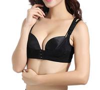Boolavard Soutien-Gorge Dirndl Xtreme Push-up sans Silicone Soutien-Gorge lisseur Oktoberfest (FR/ES, Alpha/Lettres, Grand, Taille Normale, Taille Normale, Noir)