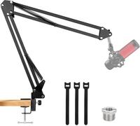 Boom Arm Mikrofone pour HyperX QuadCast Support Universels Compatible avec HyperX QuadCast S/Rode/Fifine AM8/Blue Yeti/Razer Seiren V3 Mini Support Micro pour Jeu,Streaming,Enregistrement
