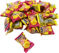 Boom Bubble Gum Banana Split chewing-gum banane sans gluten individuel 5g