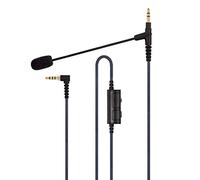 Boom Câble de microphone de jeu compatible avec PS4, Xbox One, PC et téléphone portable, compatible avec Sony MDRXB950BT, MDRXB650BT, MDR1000X, MDR100ABN, WH1000XM2, MDR-1A