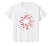 Boom! C'est la liberté Qui explose dans Le Ciel T-Shirt, Enfant, Blanc, 4 Ans
