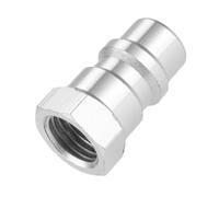 BOOMBOOST 1 adaptateur commutateur R12 R22 R502 vers R134A Conversion rapide rapide 1/4 SAE et filetage 8v1, avec interface de coupleur rapide R134A et valve de noyau