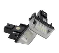 BOOMBOOST 2 pcs Numéro De Voiture LED Éclairage Plaque Numéro Retour Lampe Compatible for Peugeot 206207306307 Compatible for Citroen C3 C4 C5 Car Styling