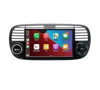 BOOMBOOST CarPlayer sans Fil Android Auto Stéréo de Voiture Android 7 Pouces 2 Din Écran Tactile Autoradio Support Bluetooth/FM/WiFi/GPS/Mirror Link Compatible pour Fiat 500 (Noir)
