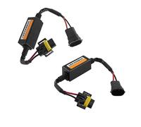 BOOMBOOST Décodeur de Phare LED 2 pièces Décodeur d'ampoule de Phare H8/H9/H11 Décodeur d'annuleur de câblage de résistance de Charge sans Erreur 12V Décodeur Canbus