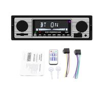 BOOMBOOST Stéréo de Voiture avec Bluetooth, autoradio avec Port USB/SD/AUX, Radio FM pour autoradio, Lecteur MP3 numérique, Appel Mains Libres avec télécommande sans Fil