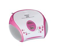 Radio portable avec lecteur CD SCD-24PK kids Blanc-Rose