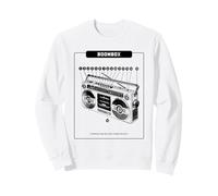 Boombox Enregistreur Cassette rétro Graphique Sweatshirt