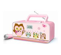 Boombox Lecteur CD/MP3 Muse M-29 KP - Numérique FM/MW PLL - LCD - Rose