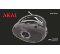 BOOMBOX- LECTEUR CD - USB - RADIO FM - AKAI
