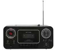 Boombox - MUSE - Radio CD K7 M 182 RDC - Lecteur CD, Radio, Enregistreur de cassette - Microphone intégré