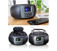 Boombox portable - radio DAB+- FM ¿ Bluetooth- lecteur CD- Ecran couleur