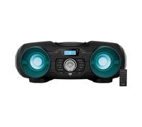 Boombox portable Sencor SPT 5800 CD Bluetooth USB AUX Radio FM 25W RMS Noir