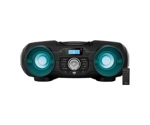 Boombox portable Sencor SPT 5800 CD Bluetooth USB AUX Radio FM 25W RMS Noir