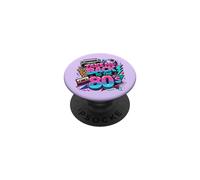 Boombox rétro Amusante et esthétique « Take Me Back to The 80's » PopSockets PopGrip Adhésif