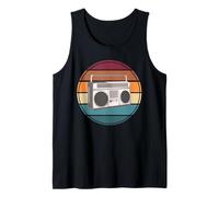 Boombox Retro Vintage Graphic Old School Music Lover Débardeur