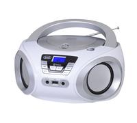 TREVI 0CM54401 Radio Lecteur CD Portable BT USB CMP544BT Blanc