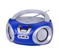 BOOMBOX STÉRÉO PORTABLE CD BLUETOOTH USB AUX-IN TREVI CMP 544 BT BLEU