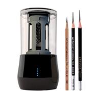 Boomder Taille-crayon long point, taille-crayon électrique professionnel, dessin d'art et croquis haute performance taille-crayon rechargeable fournitures artistiques