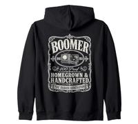 Boomer Baby Boomer Vintage Fait à la Main Sweat à Capuche