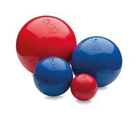 BOOMER BALLE - Balle pour Chien Quasiment Indestructible, Jouet Résistant pour Chien, La Balle Flotte Sur L'eau et est Idéale pour Les Chiens Énergiques, 15cm, Envoyé en Rouge ou en Bleu