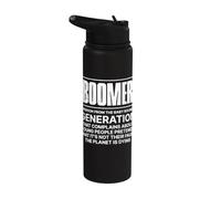 Boomer Generation se plaint des jeunes Funny Boomer Stainless Steel Insulated Water Bottle