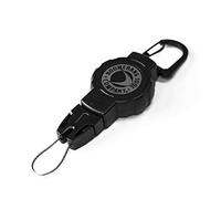 Boomerang Tool Company T-Reign Gear Tether Scuba Petit mousqueton en polycarbonate et aramide (Kevlar), rond, noir, carabiner de plongée