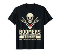 Boomers Badass Generation Vintage Rebel Pride Boomer T-Shirt