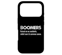 Boomers élevés sur des Oreilles de Lapin sans Ceintures de sécurité et Bon Sens Coque pour iPhone 17 Pro