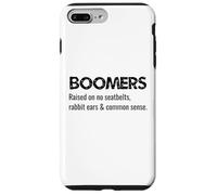 Boomers élevés sur des Oreilles de Lapin sans Ceintures de sécurité et Bon Sens Coque pour iPhone 7 Plus/8 Plus