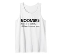 Boomers élevés sur des Oreilles de Lapin sans Ceintures de sécurité et Bon Sens Débardeur