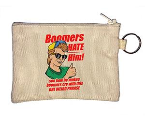 Boomers Hate Him See How He Makes Boomer Cry OK Porte-monnaie Beige