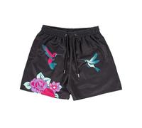 BOOMLEMON Short en maille pour homme avec imprimé graphique - Style décontracté et tendance - Style rétro, Love in the Air, Large