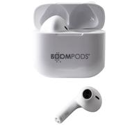 Boompods Bassline Compact Écouteurs intra-auriculaires Bluetooth blanc micro-casque, sonnerie person