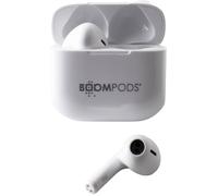 BOOMPODS Écouteurs Bluetooth intra-auriculaires Bassline Compact blanc micro-casque volume réglable