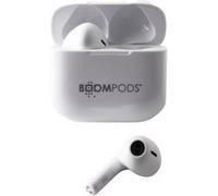 BOOMPODS Écouteurs Bluetooth intra-auriculaires Bassline Compact blanc micro-casque volume réglable