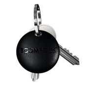 Boompods Boomtag Localisateur de clés rechargeable - En plastique océan - Bluetooth - Compatible avec Android et Apple - Étanche - Mini localisateur pour clés, sacs, gris