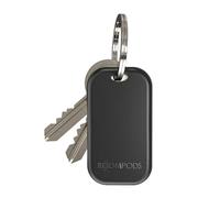Boompods Boomtag - Mini dispositif de suivi Bluetooth, portefeuille intelligent et localisateur de clés compatible avec Apple Find My App, petit traqueur de bagages pour valises, clés, animaux