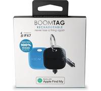 Boompods Boomtag Traceur Rechargeable, Lot de 2 - Localisateurs d'objets Compatible avec Apple Find My, Traceur Bluetooth Étanche IPX7, Étiquette de Suivi pour Portefeuilles, Bagages, Enfants