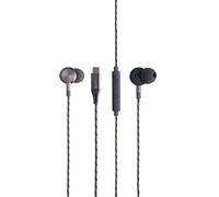Boompods Digibuds USB-C Écouteurs Intra-Auriculaires - Ecouteurs Filaire USB C avec Micro, IPX4 Étanche, Casque Filaires Compatible avec Samsung et Android Smartphones, Graphite